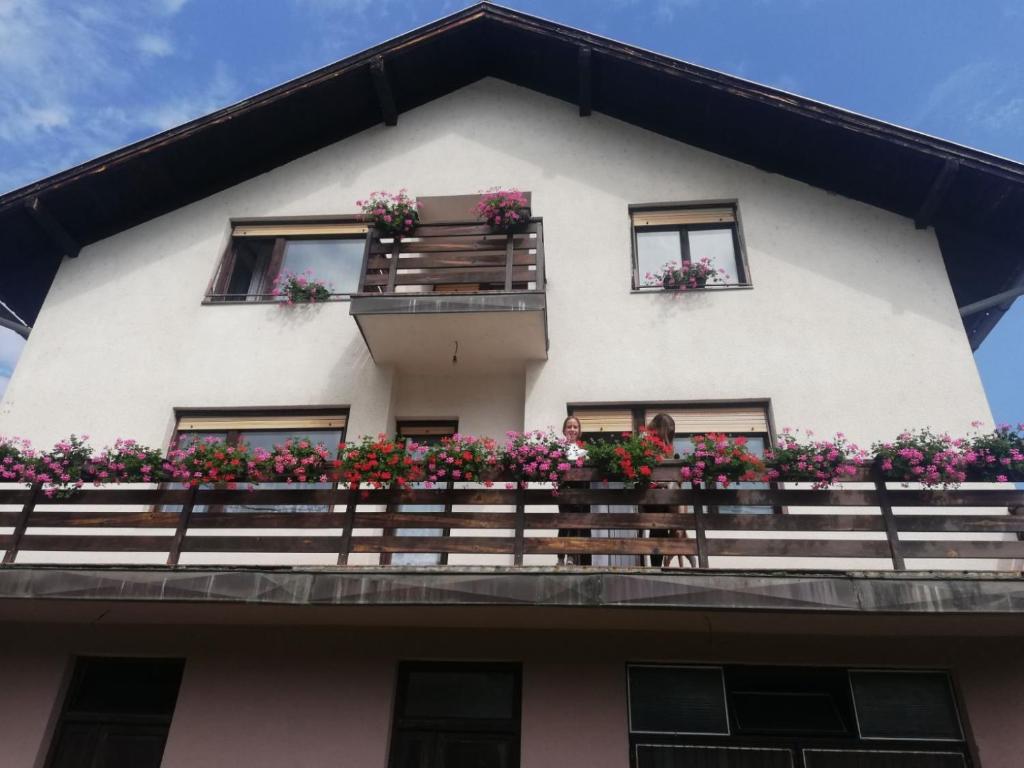 Balkón nebo terasa v ubytování Apartman Draga
