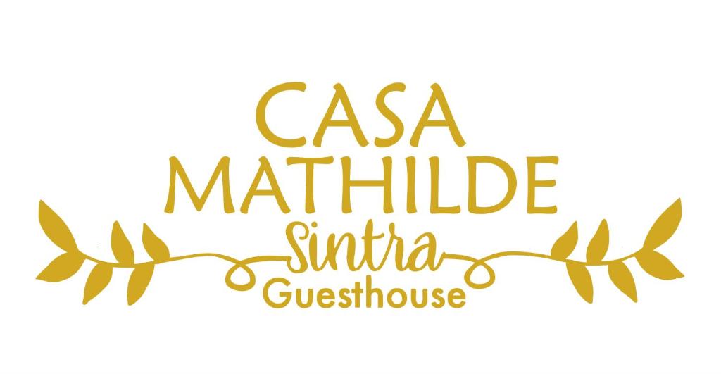 un insieme di parole calligrafiche csa matilda sina cyssa di Casa Mathilde Sintra a Sintra