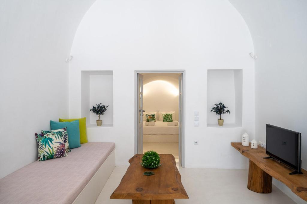 Posezení v ubytování Fertimo Suites