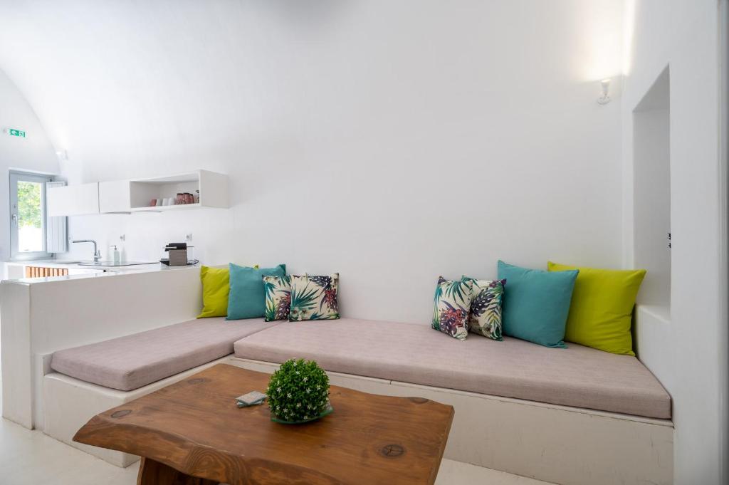 Posezení v ubytování Fertimo Suites