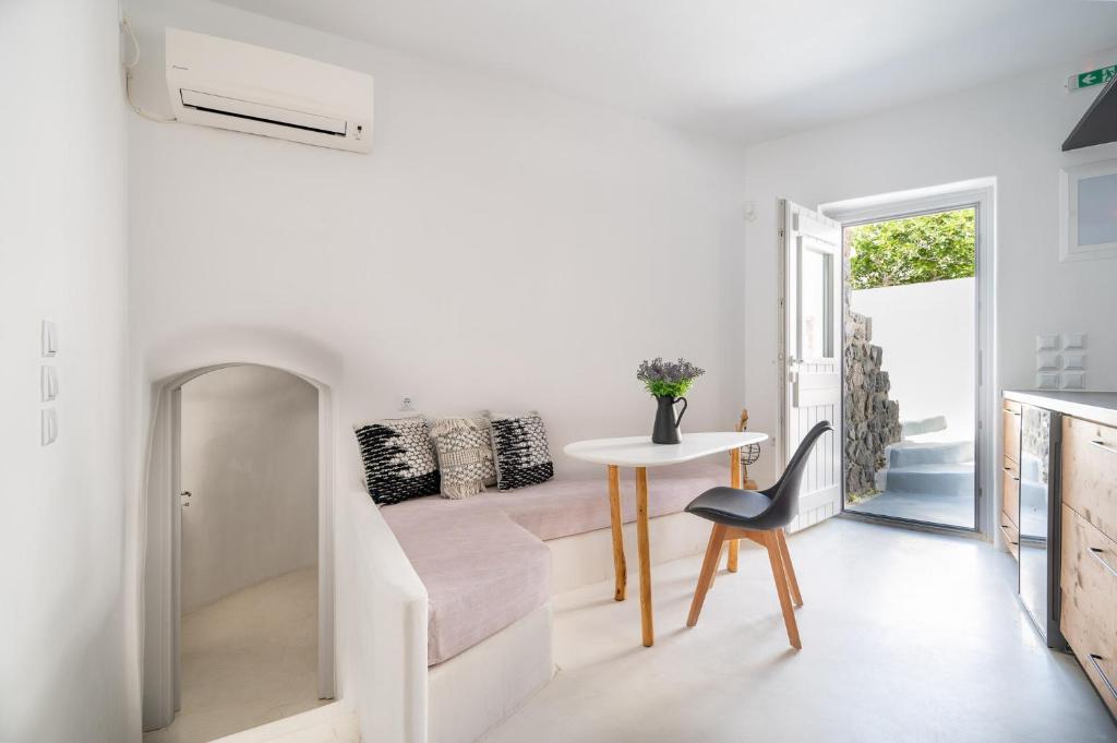 Posezení v ubytování Fertimo Suites