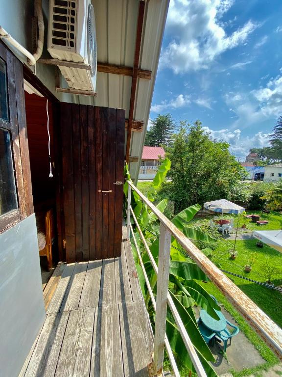 Balkón nebo terasa v ubytování Cabins in Magnetiti, Ureki