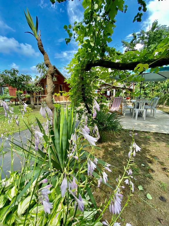 Zahrada ubytování Cabins in Magnetiti, Ureki