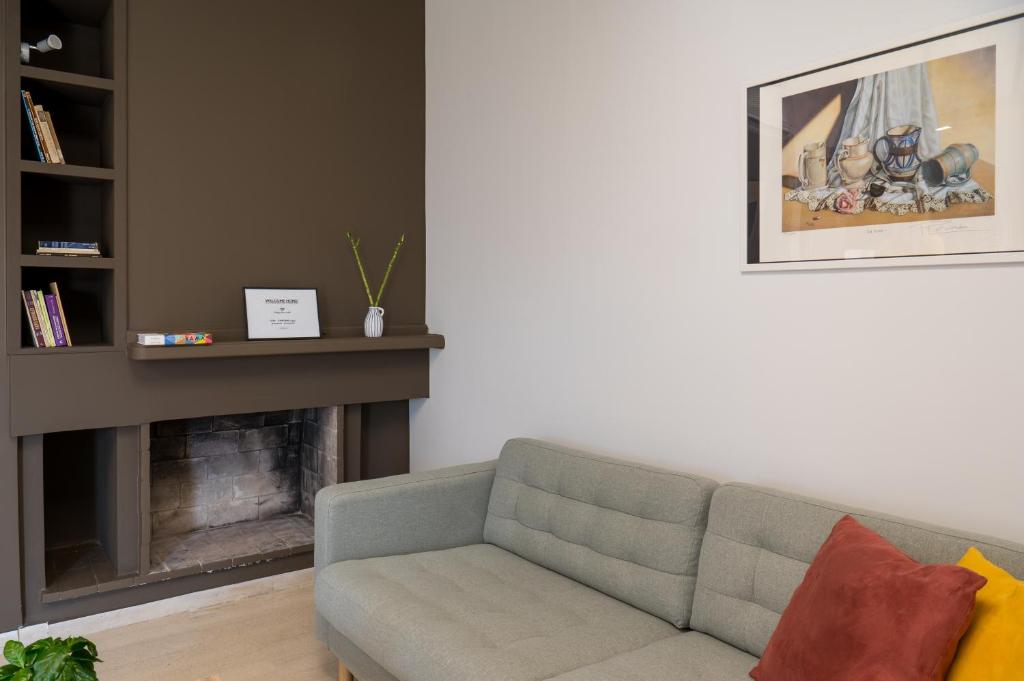 Posezení v ubytování CHROMA Lodge Rafina