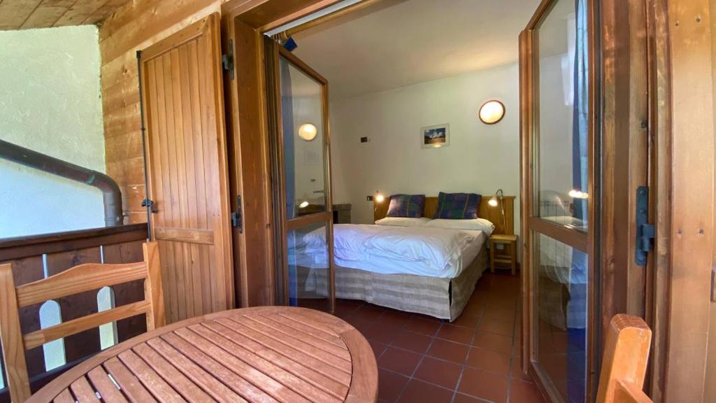 Postel nebo postele na pokoji v ubytování Residence Weissthor