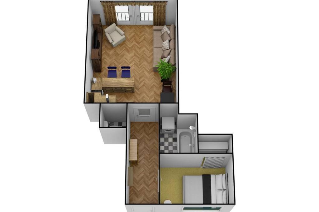 Plan piętra w obiekcie City Center Apartment