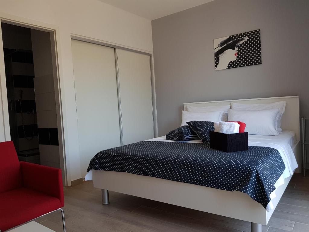 Posteľ alebo postele v izbe v ubytovaní House Diana