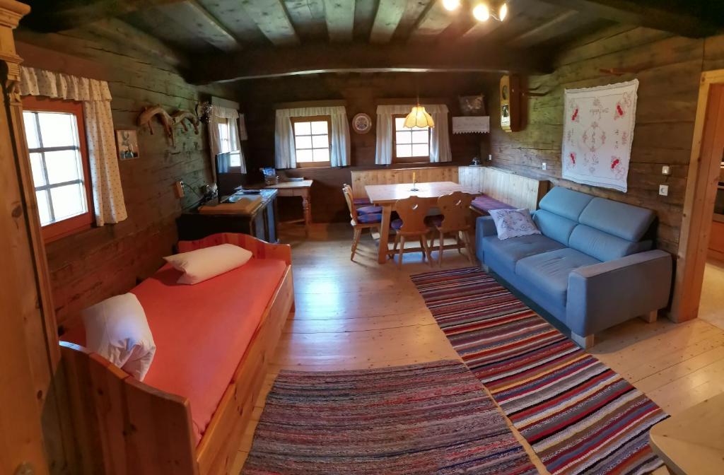 Posezení v ubytování Ferienhaus Gobald