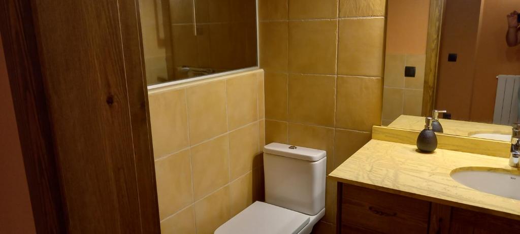 Kúpeľňa v ubytovaní Cal Teler-Tula