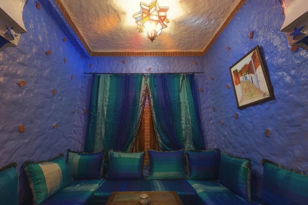 Posezení v ubytování Résidence Hoteliére Chez Aziz