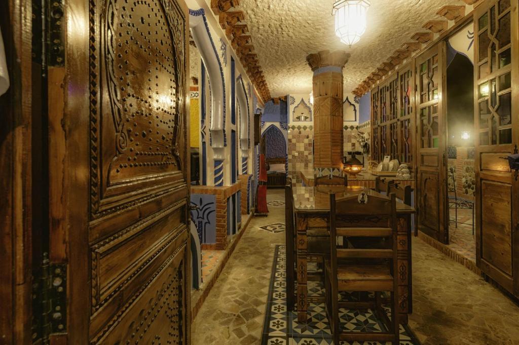 Restaurace v ubytování Résidence Hoteliére Chez Aziz