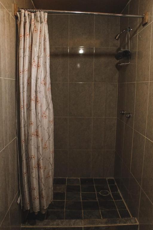 Koupelna v ubytování Cabaña Luna
