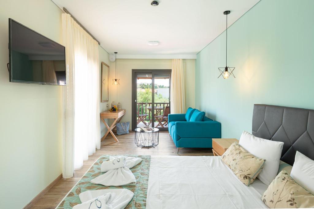 Posezení v ubytování Regos Resort Hotel