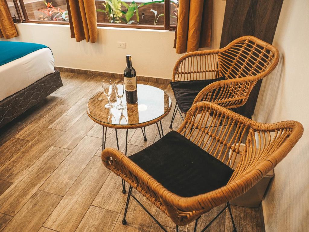 Posezení v ubytování Toucan Platinum Suites Aparthotel
