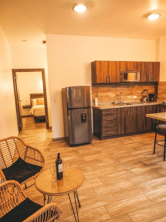 Kuchyň nebo kuchyňský kout v ubytování Toucan Platinum Suites Aparthotel