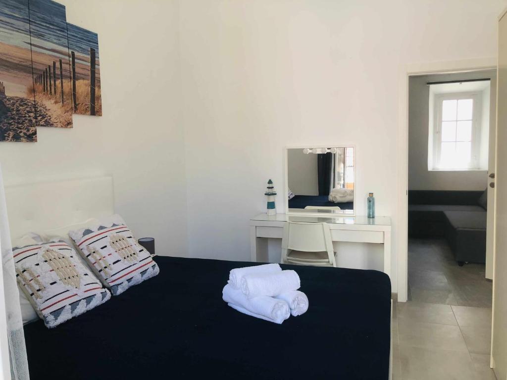 Posteľ alebo postele v izbe v ubytovaní Sunlight Málaga Centro