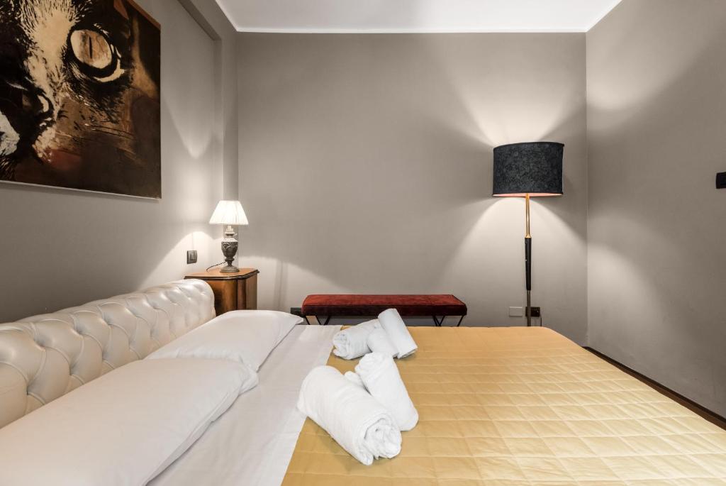 Łóżko lub łóżka w pokoju w obiekcie Flats4rent Al Monte