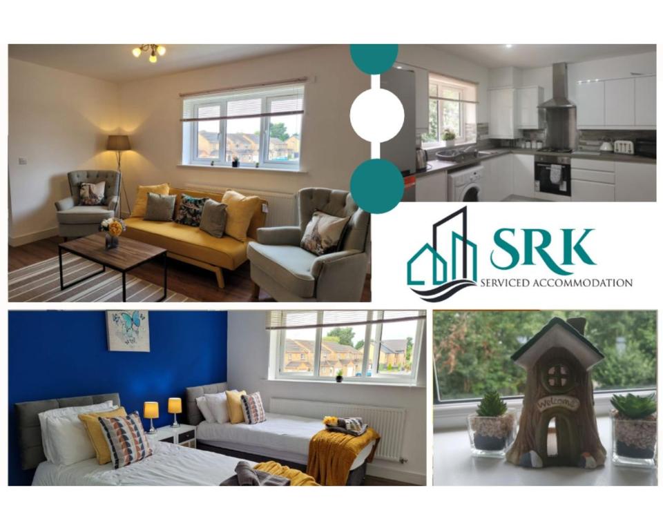 Gallery image of Private Spacious 2 Bedroom, 2 Bathroom & 2 Parking by Srk Accommodation in Peterborough