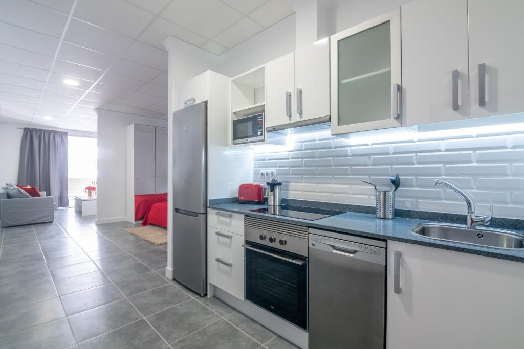 Kuchyňa alebo kuchynka v ubytovaní Loft Life 1