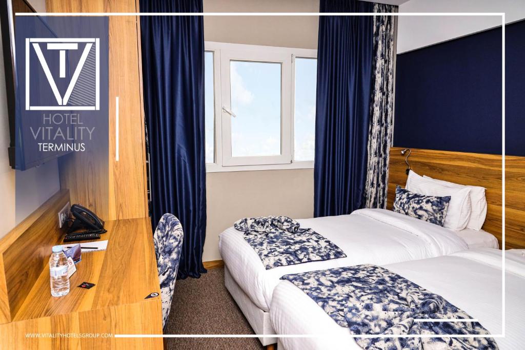 Hotel Vitality Terminus - Twin Room With Bathroom