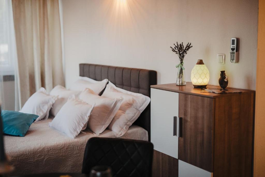 Posteľ alebo postele v izbe v ubytovaní Studio apartmant Tonka