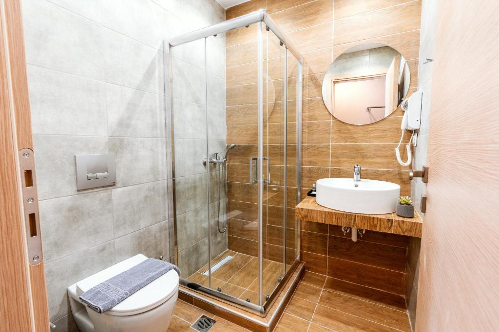 Koupelna v ubytování Unique Experience Apartment’s
