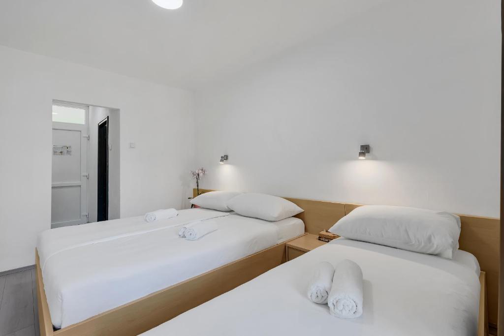 Krevet ili kreveti u jedinici u okviru objekta Hotel Alem
