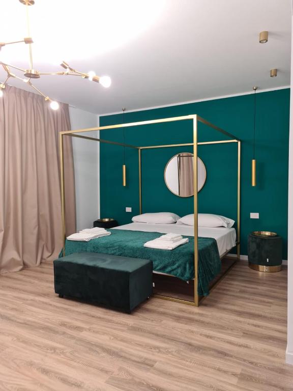 Posteľ alebo postele v izbe v ubytovaní Residence Le Aromatiche