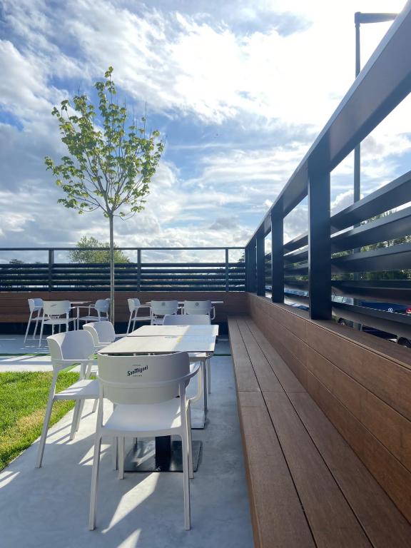 Balkón nebo terasa v ubytování Plea Beach House