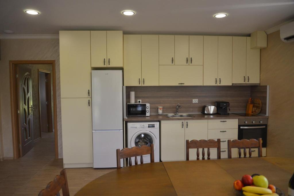 Kuchyň nebo kuchyňský kout v ubytování Guest House ERIDA