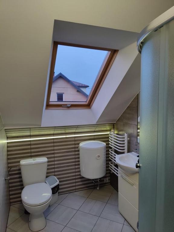 Kúpeľňa v ubytovaní Agroturystka u Basi