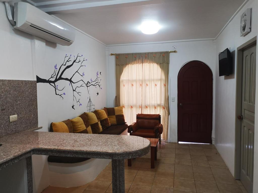 Posezení v ubytování Suite Hotel Romanos