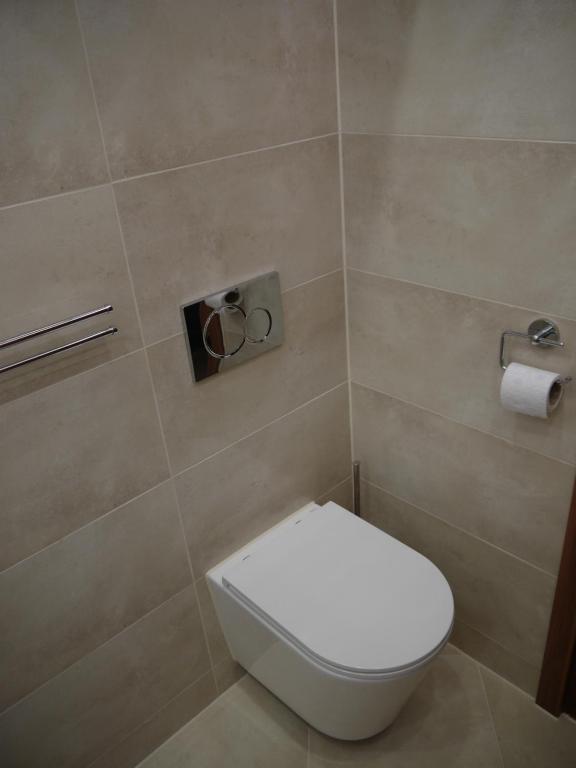 Kúpeľňa v ubytovaní Vízparti SAS Apartman Siófok
