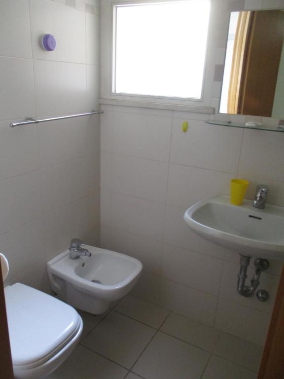 Koupelna v ubytování Hotel Abamar