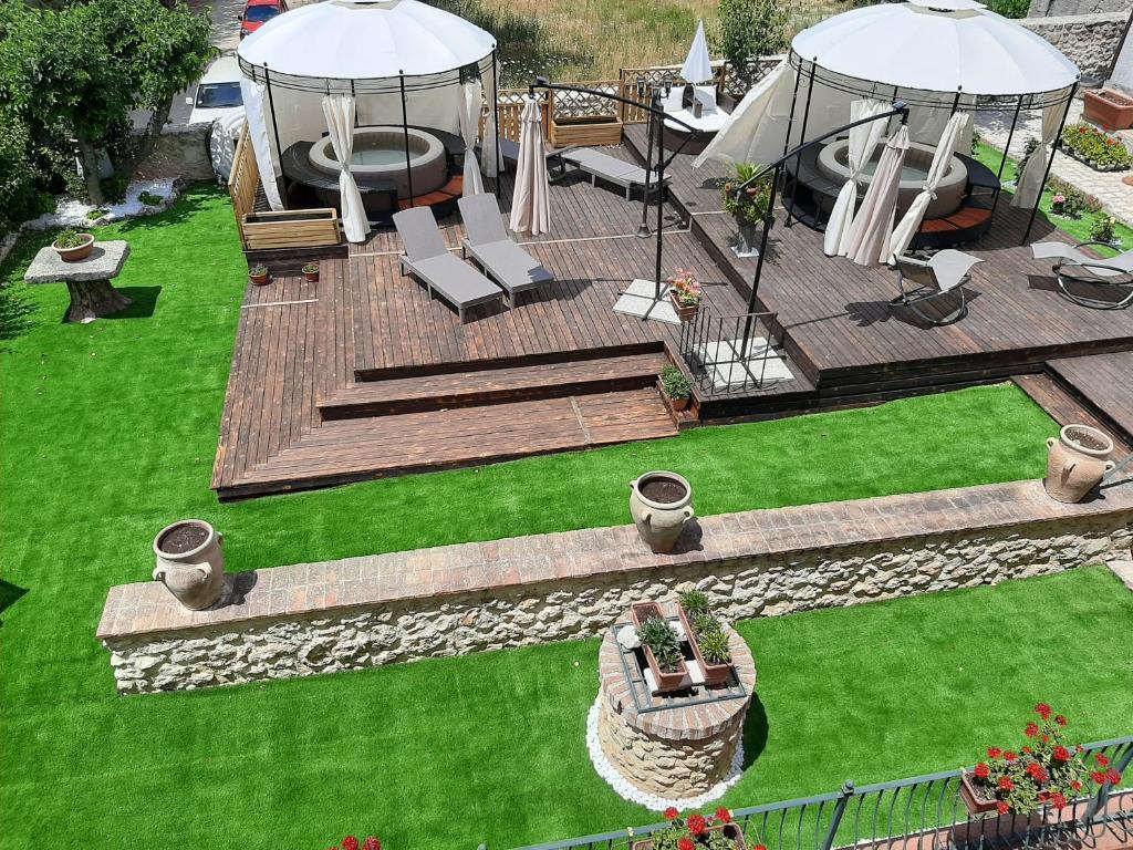 Zahrada ubytování B&B Palazzo La Loggia