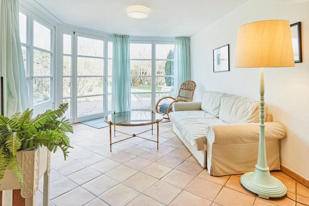Posezení v ubytování Gutshotel Baron Knyphausen