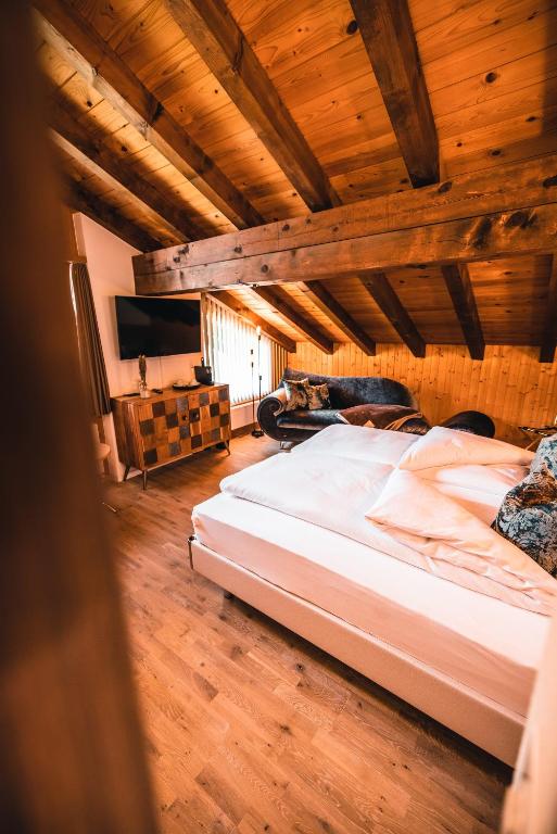 Postel nebo postele na pokoji v ubytování CHRIStania