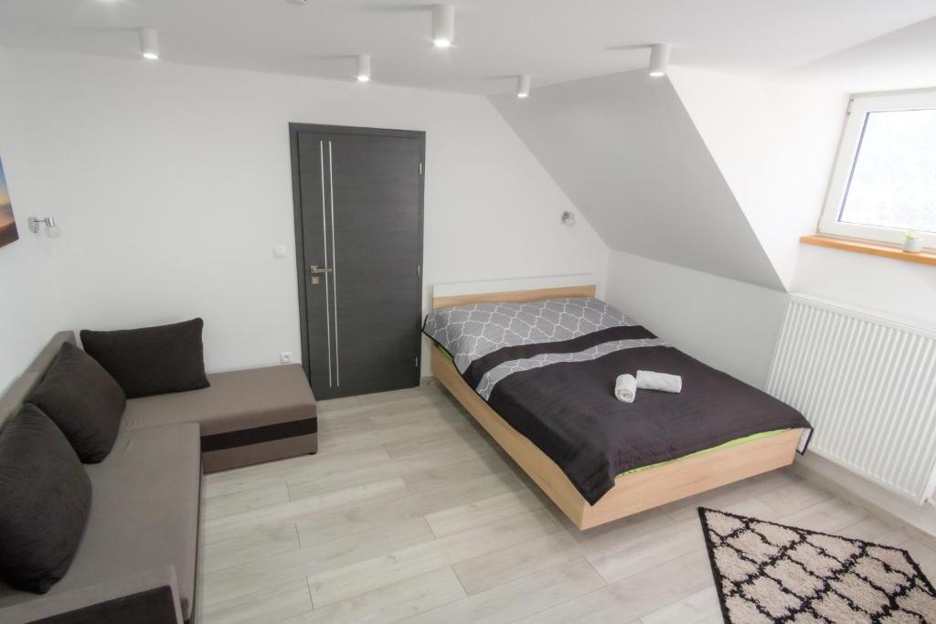 Postel nebo postele na pokoji v ubytování Villa Zarra
