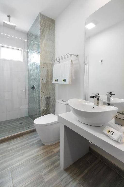 Koupelna v ubytování Luma Plaza Hotel