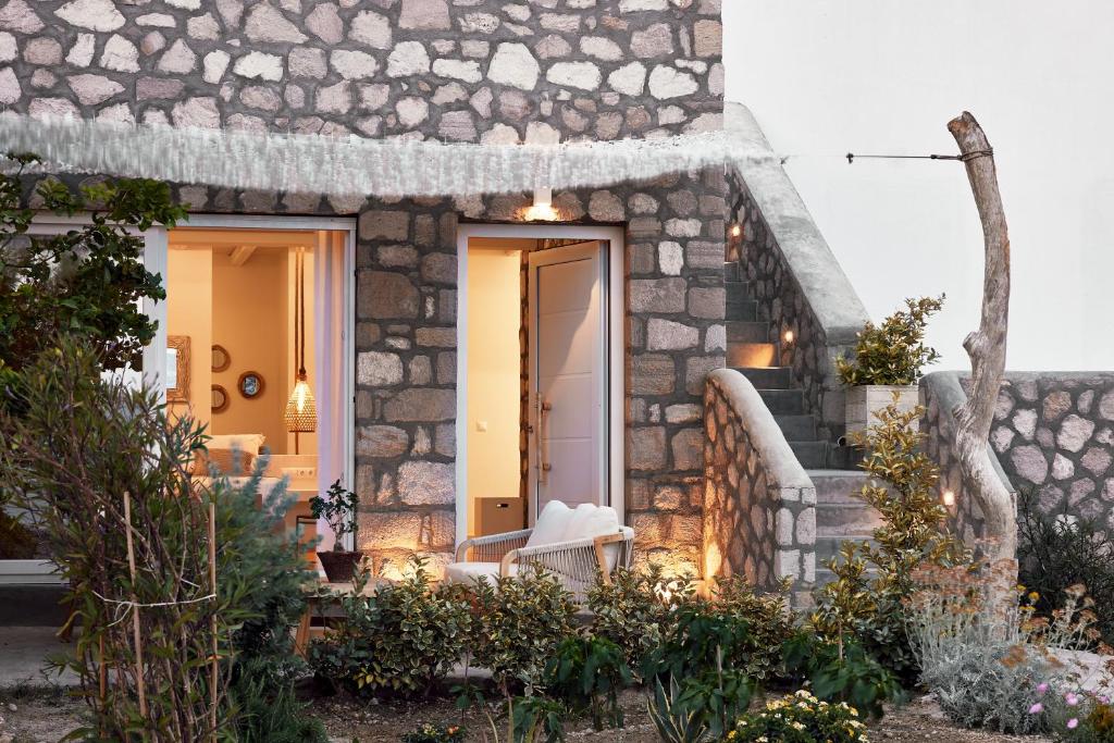 Zahrada ubytování Nirome Luxury Suites