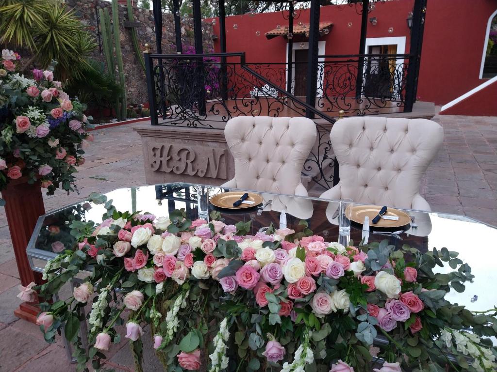 Posezení v ubytování Hotel Spa Hacienda Real la Nogalera