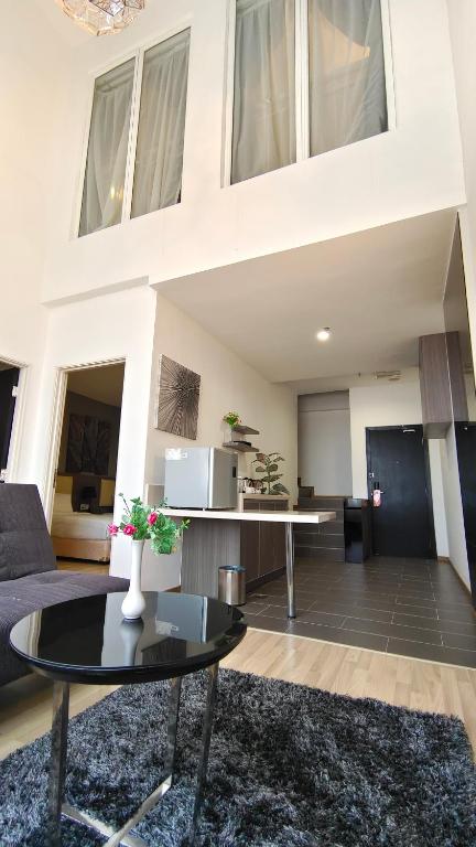 Kuchyň nebo kuchyňský kout v ubytování Hotel MetraSquare