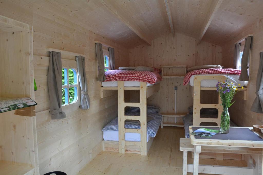 Postel nebo postele na pokoji v ubytování LummersDorf