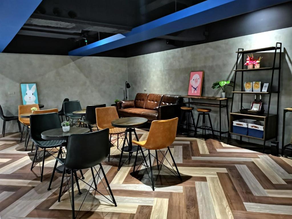 Posezení v ubytování Holo Hotel Tainan