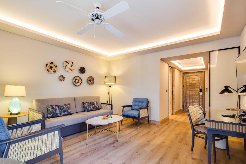 Posezení v ubytování Divan Bodrum Palmira