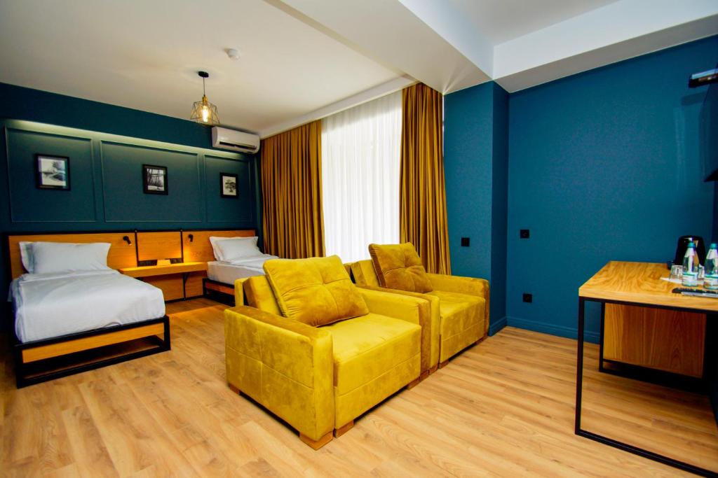 Posezení v ubytování Borjomi Bridge Hotel
