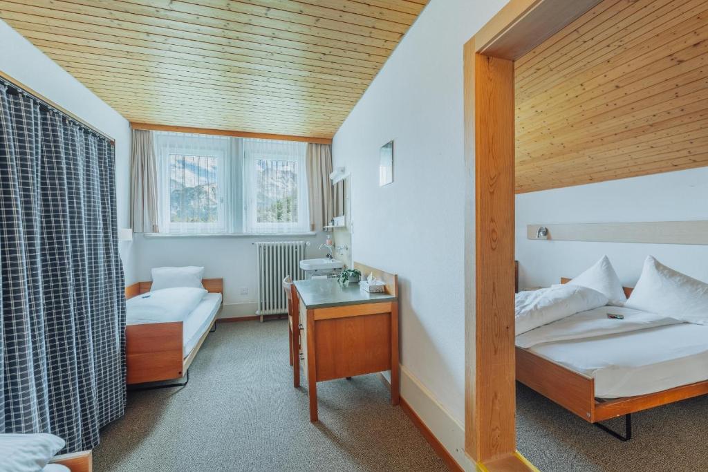 Postel nebo postele na pokoji v ubytování Gasthof Bären