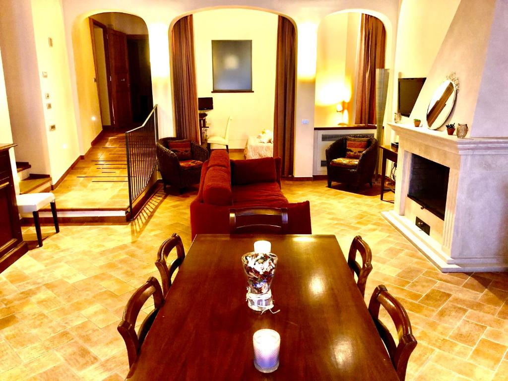 Posezení v ubytování Bed & Breakfast Montepulciano