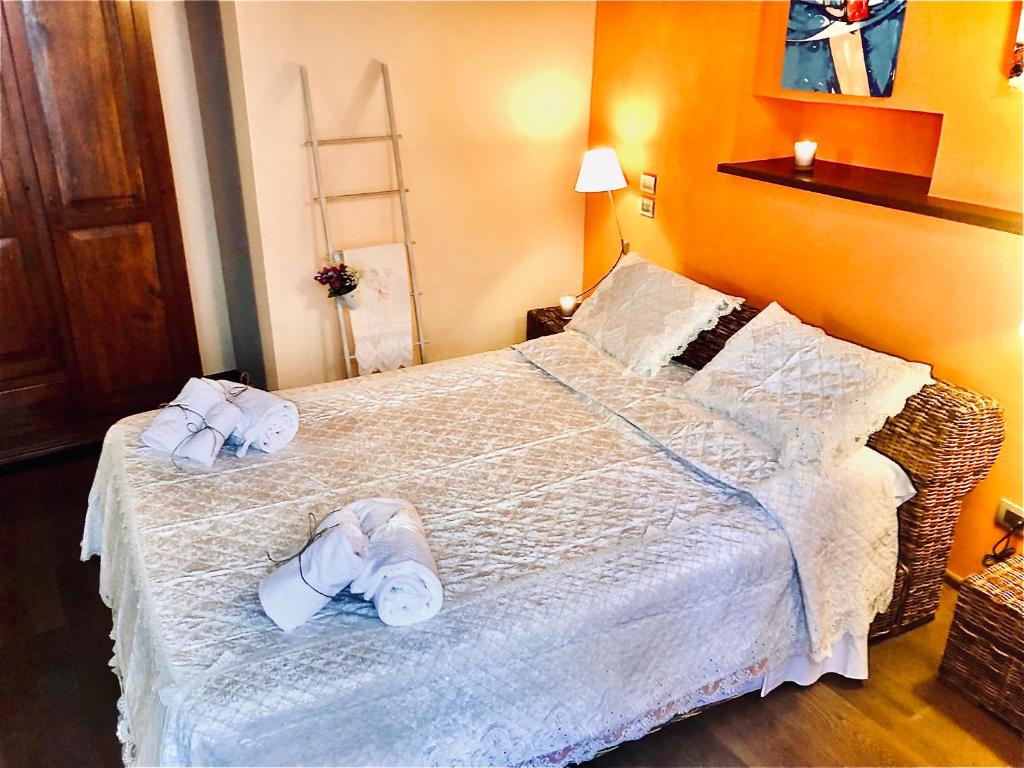 Postel nebo postele na pokoji v ubytování Bed & Breakfast Montepulciano