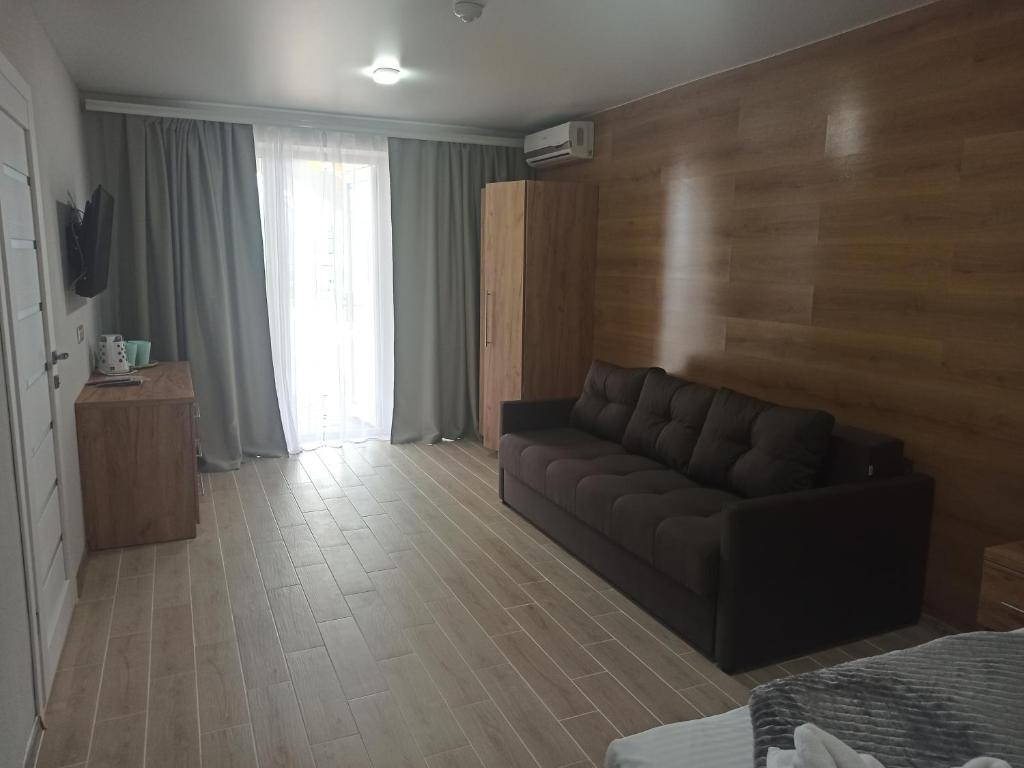 TV a/nebo společenská místnost v ubytování Aquapark Koblevo Hotel